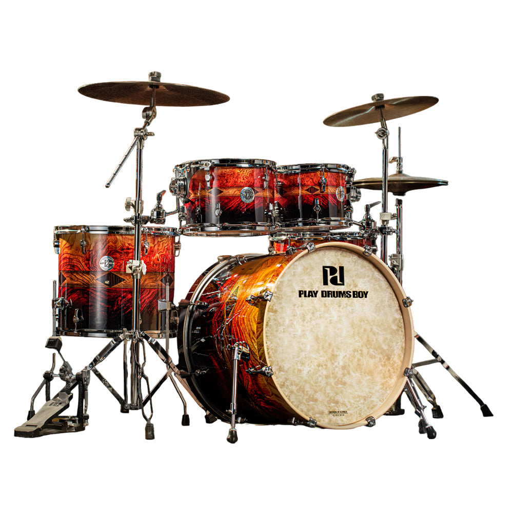 PlayDrumsBoy 5-Piece Drum Set Playboy Series