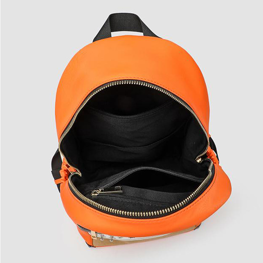 Orange Guitar Amp-Shaped Backpack - Dual Shoulder Strap Design