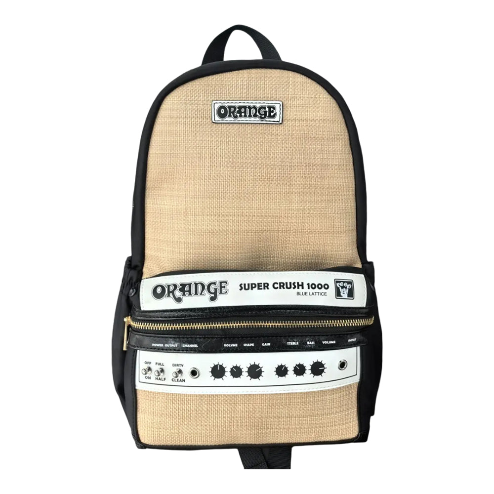 Orange Guitar Amp-Shaped Backpack - Dual Shoulder Strap Design