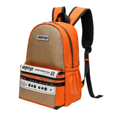 Orange Guitar Amp-Shaped Backpack - Dual Shoulder Strap Design