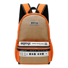 Orange Guitar Amp-Shaped Backpack - Dual Shoulder Strap Design