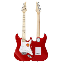 MinSine Electric Guitar with Maplewood Fingerboard-MS100 red