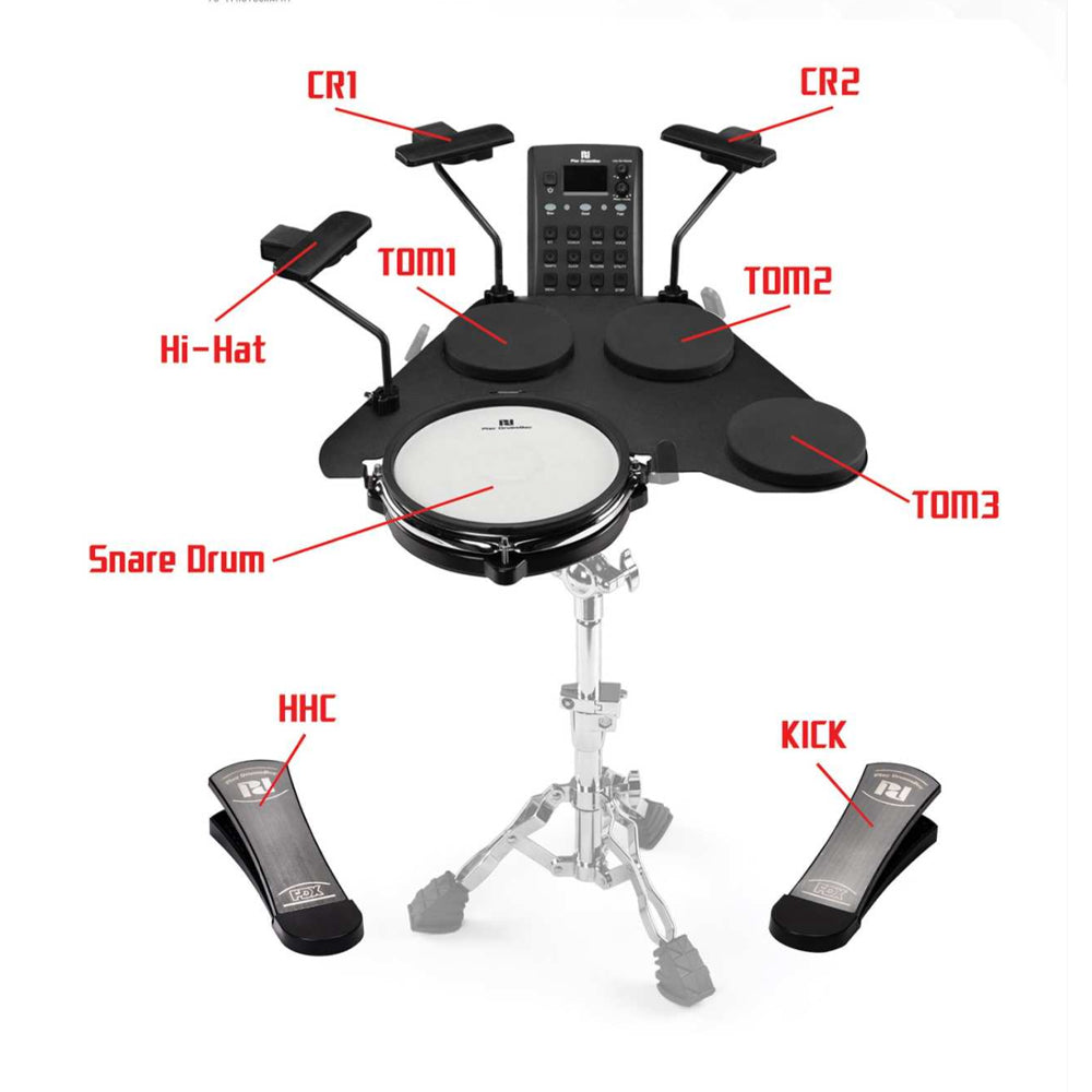 PlayDrumBoy Compact Portable Electronic Drum Kit for Travel