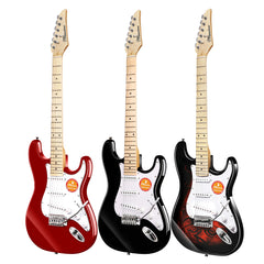 MinSine Electric Guitar with Maplewood Fingerboard-MS100 red