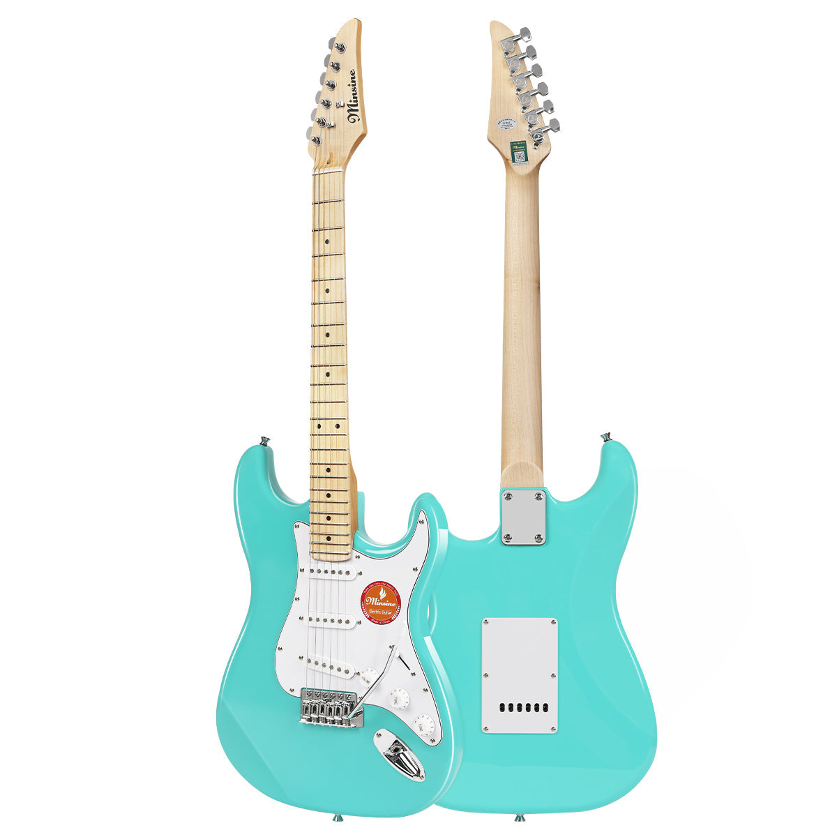 Electric Guitar with Maplewood Fingerboard-MS100 Aqua