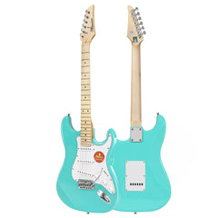 Electric Guitar with Maplewood Fingerboard-MS100 Aqua