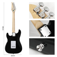  Electric Guitar With Maplewood Fingerboard-MS100 Blue Lightning