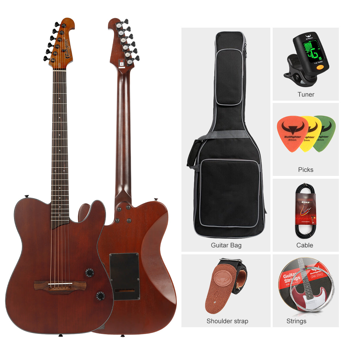 Bullfighter Silent Guitar with Effects