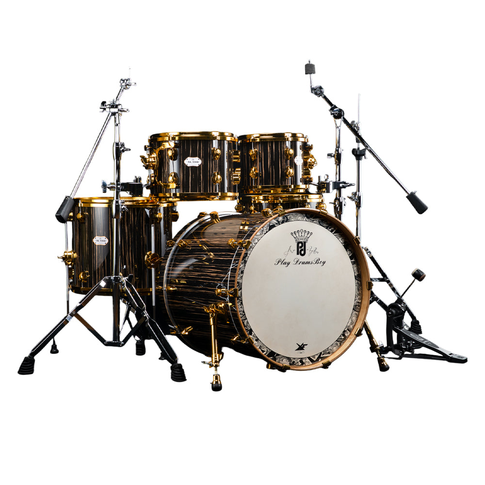 PlayDrumsBoy 5-Piece Drum Set Bundle XF