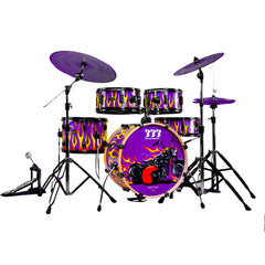 PlayDrumBoy 5-piece Kids Drum Set With Cymbals