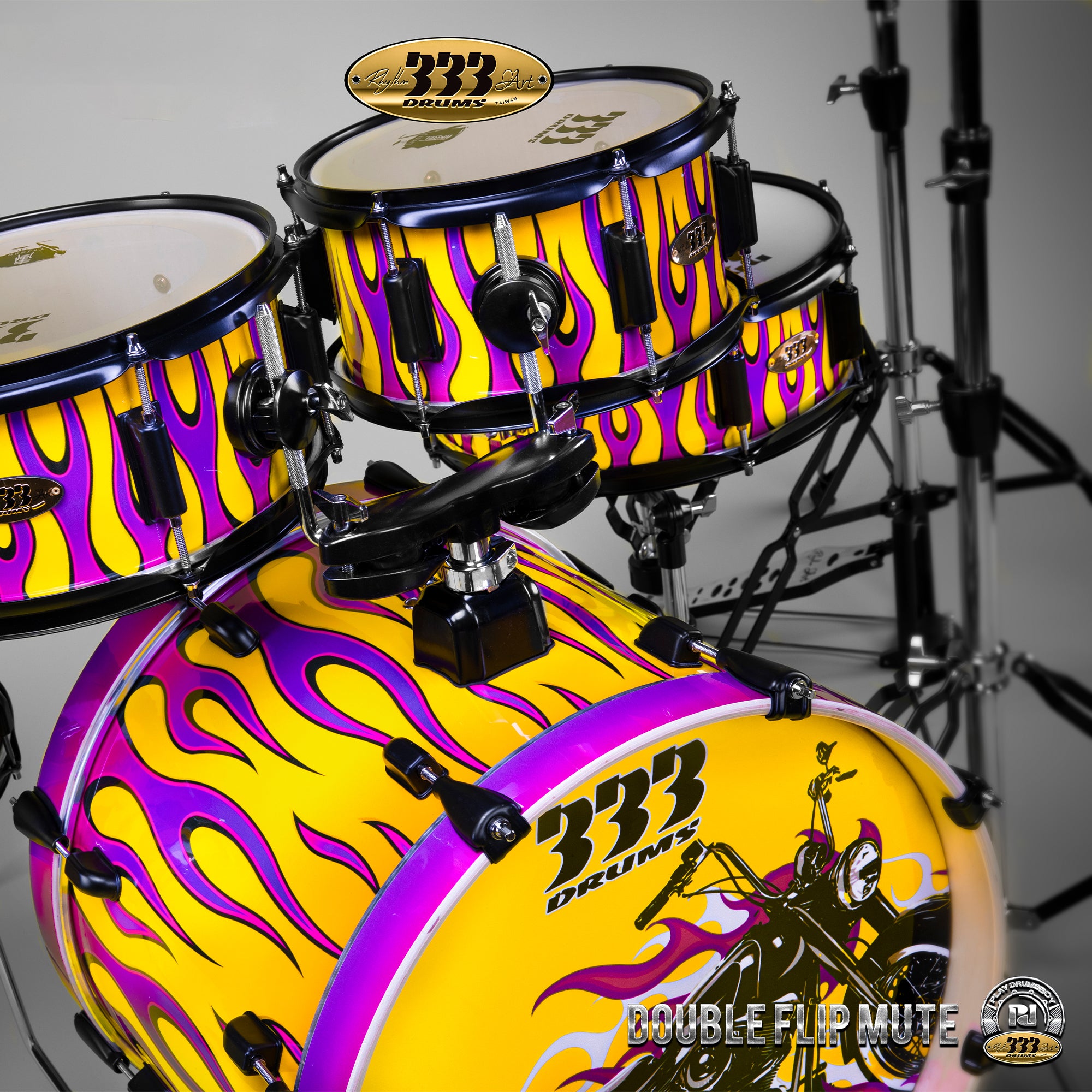 PlayDrumBoy 5-piece Kids Drum Set With Cymbals