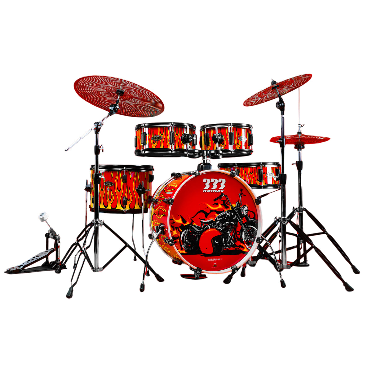 PlayDrumBoy 5-piece Kids Drum Set With Cymbals