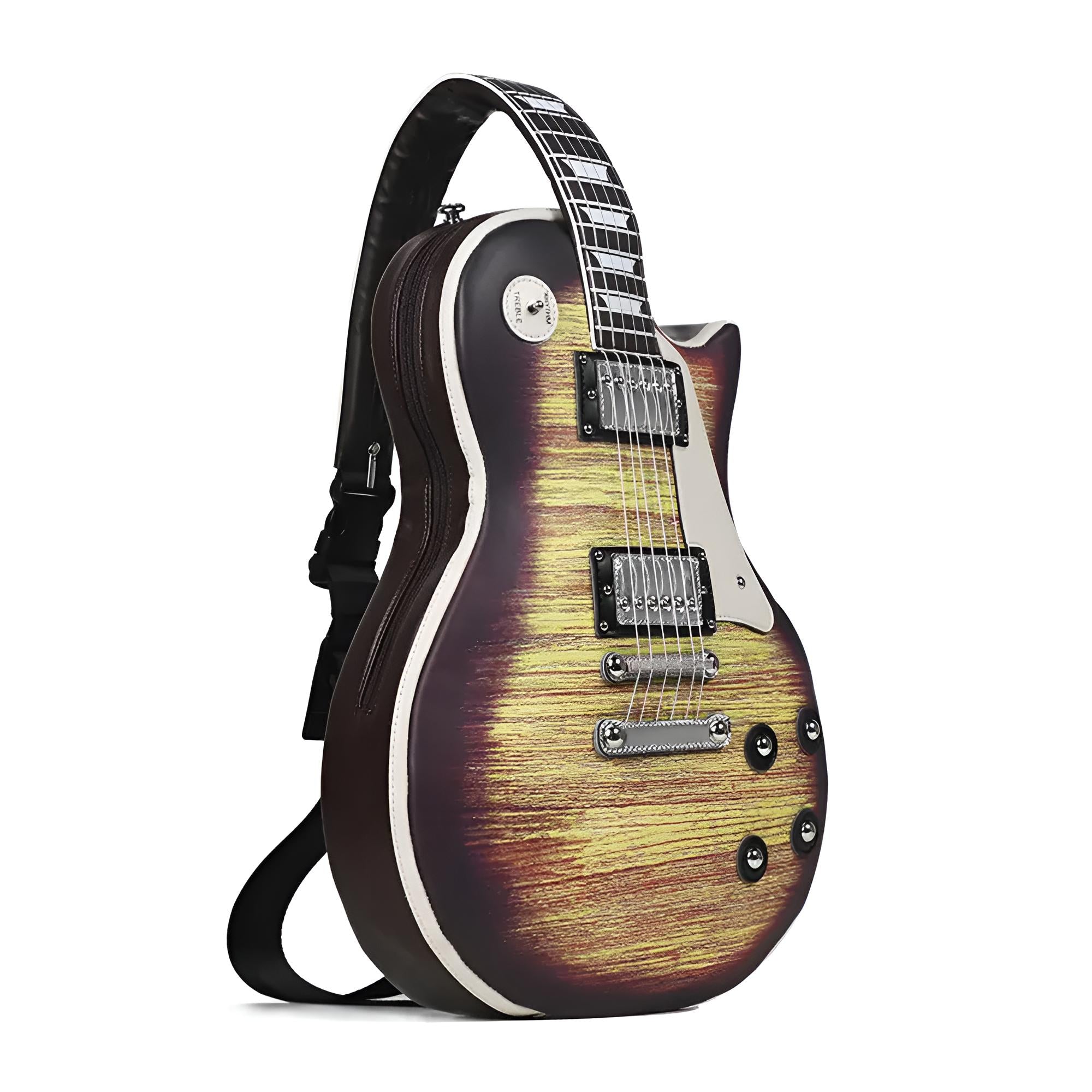 Guitar-Shaped Shoulder Bag