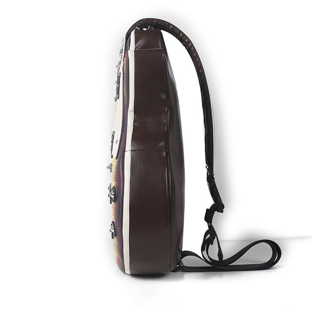 Guitar-Shaped Shoulder Bag